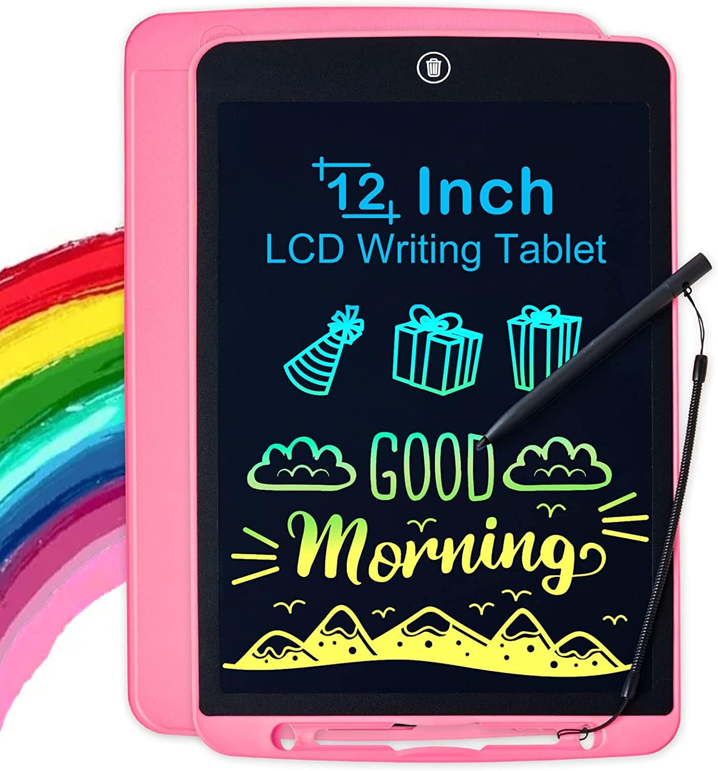 LCD 12" Multi color Writing tablet for kids